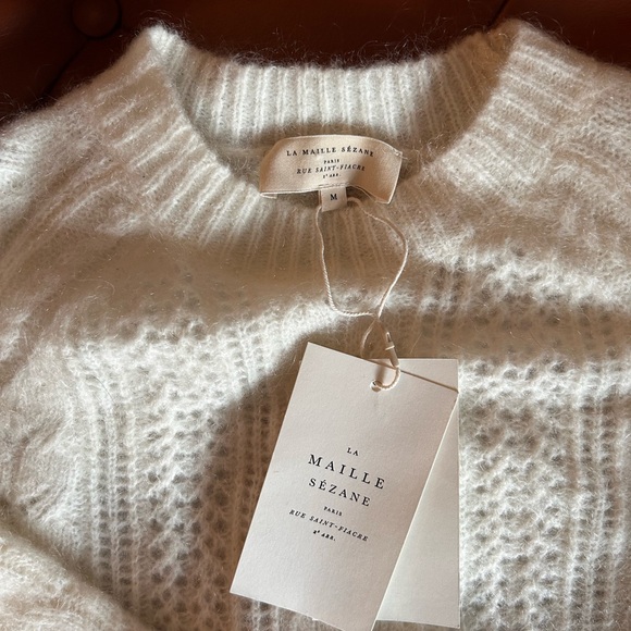 NWT SEZANE SCARLETT PULL SWEATER - Size M 🦢 - Picture 5 of 6